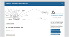 Desktop Screenshot of genomicscomputbiol.org